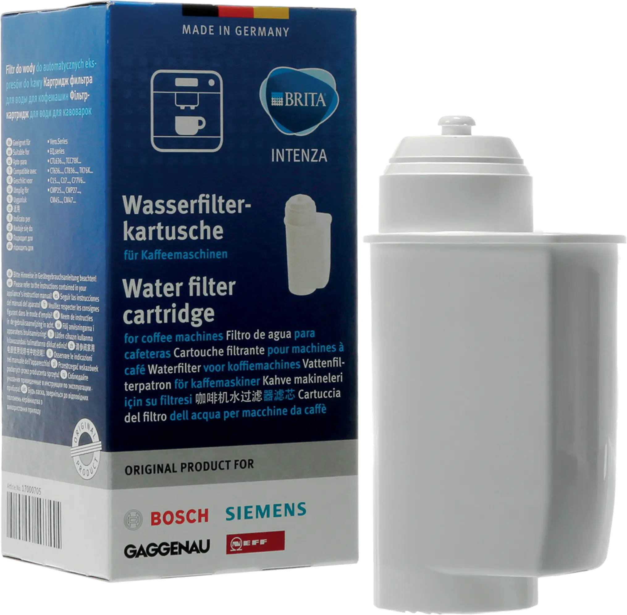 Water Filter TCZ7003 / TZ70003 Brita Intenza 17008835
