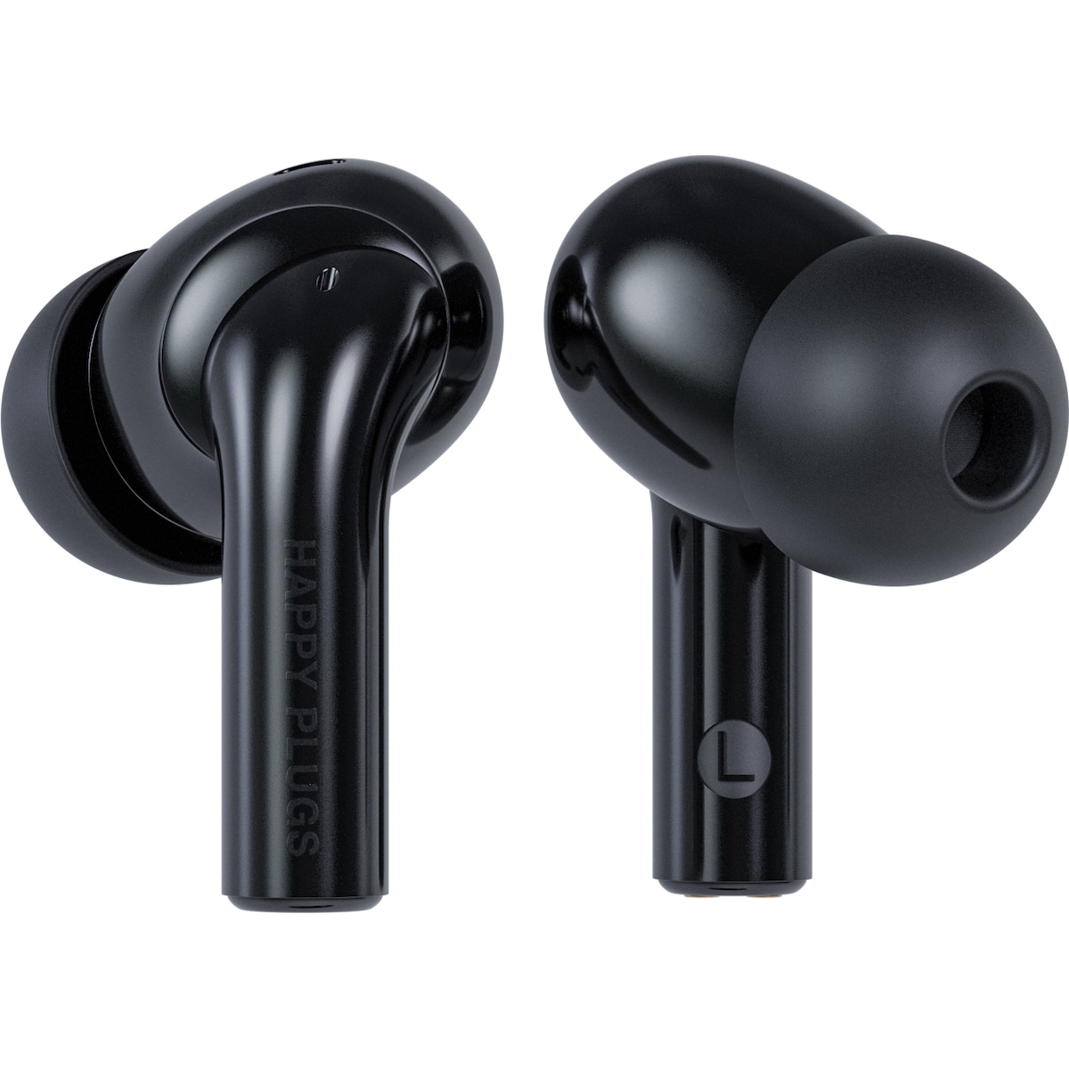 Happy Plugs Joy Pro helt trådløse in-ear hodetelefoner (sort)