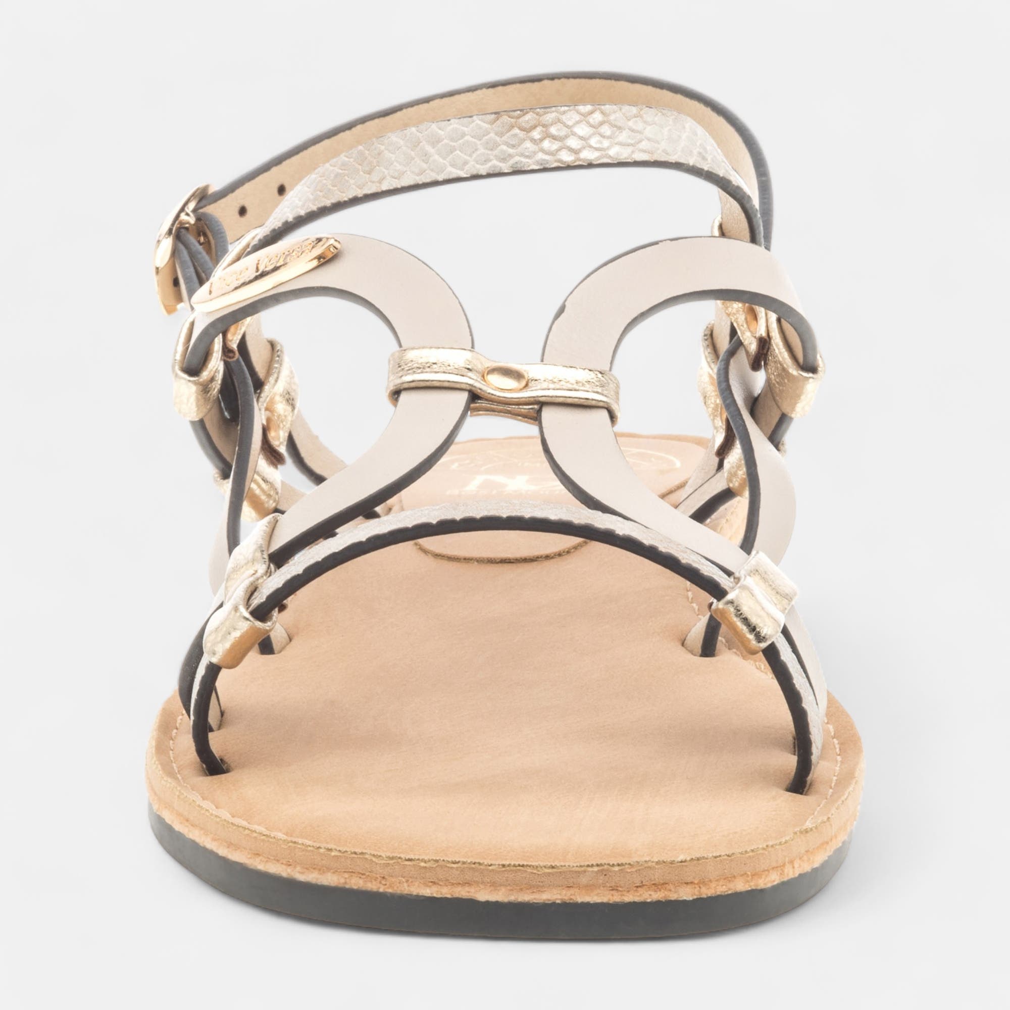 Nu-pieds Femme beige
