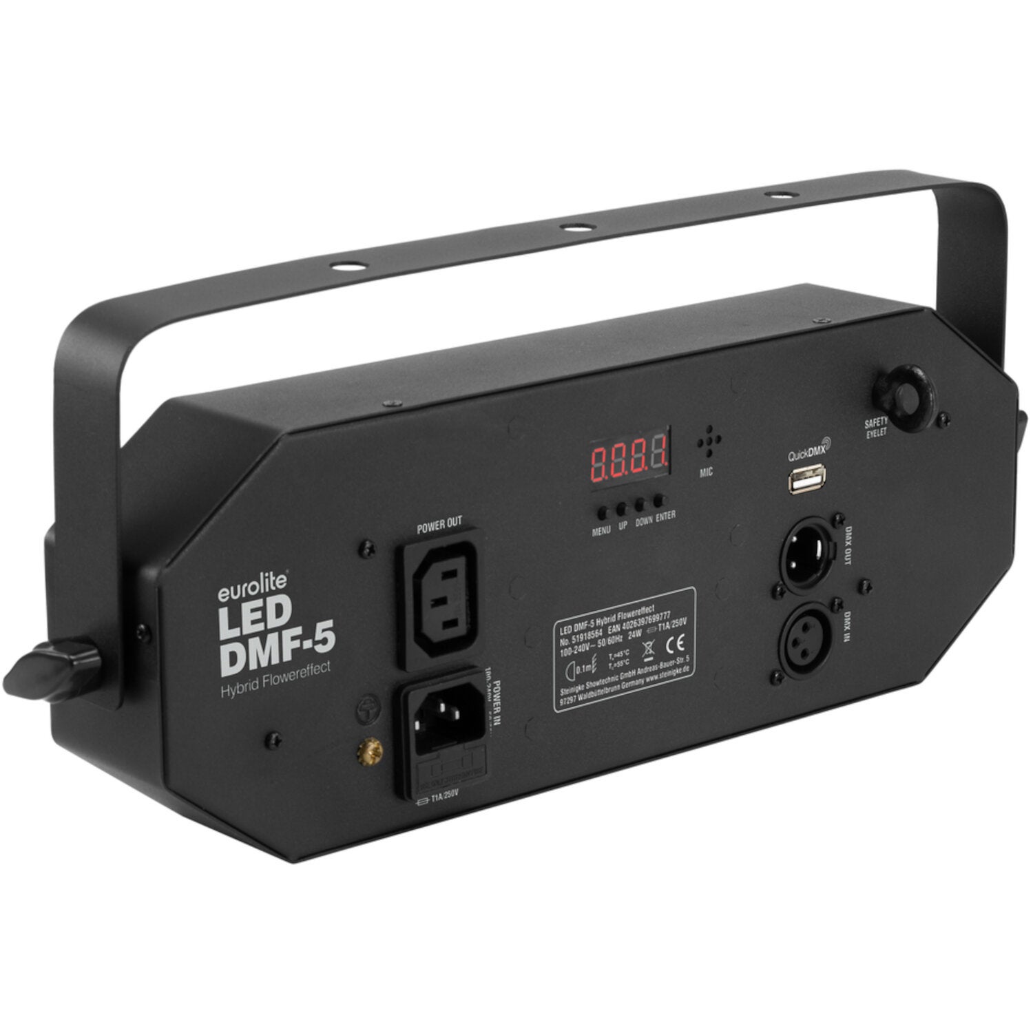 Eurolite LED DMF-5 Hybrid Flower spotlight & blacklight met afstandsbediening