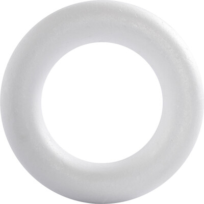 Ring - Str. 21,5 CM - Tykkelse 45 MM - Hvid - 1 Stk