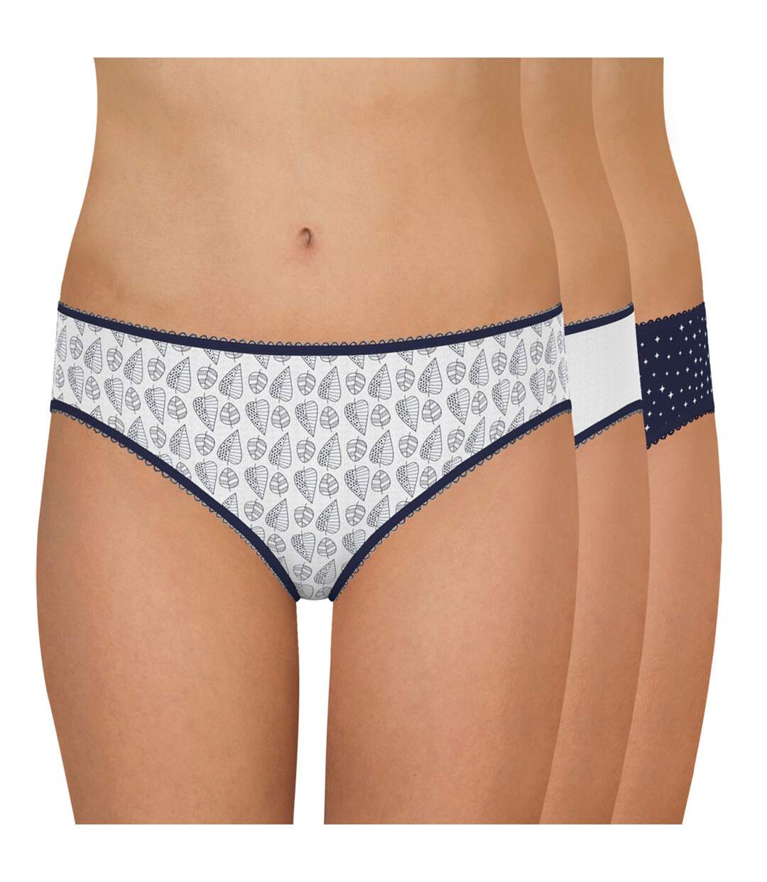 Lot de 3 slips femme Trio Mode