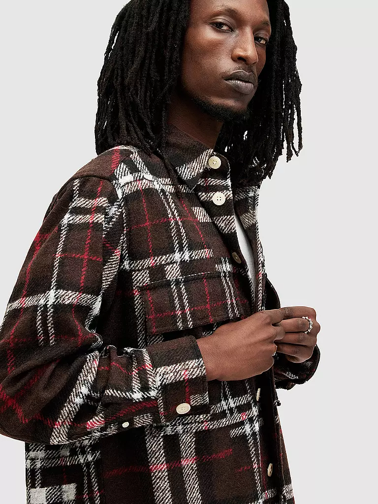 ALLSAINTS Overshirt REDWOOD  braun