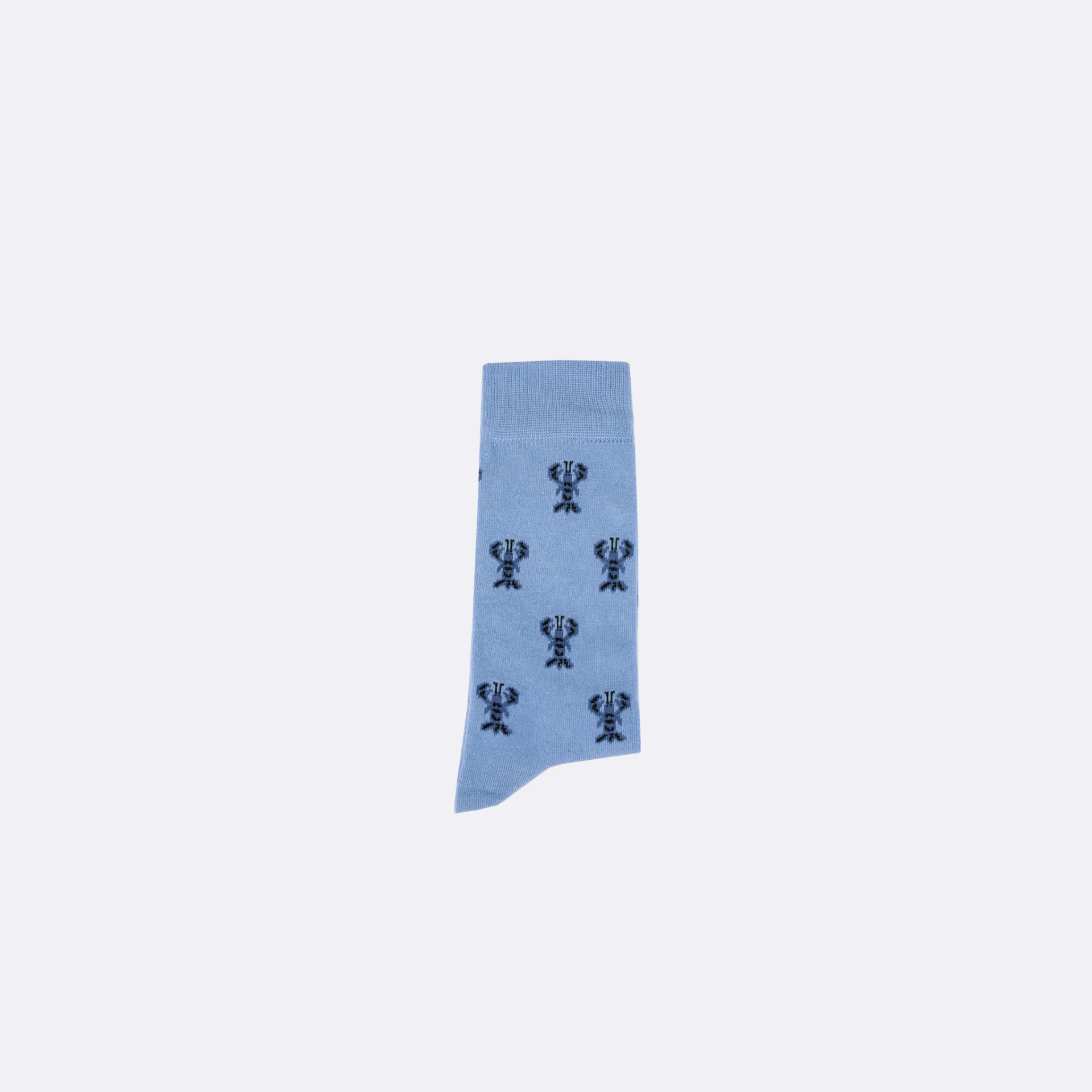 Chaussettes bleu clair & écrues coton et polyester recyclé - modèle socks x3