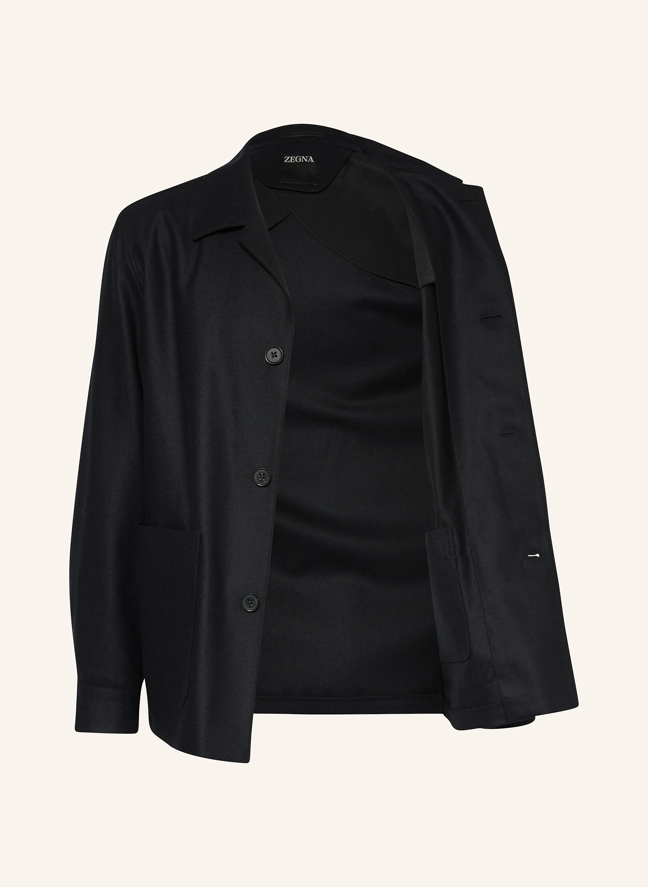 ZEGNA Anzugsakko Regular Fit aus Flanell