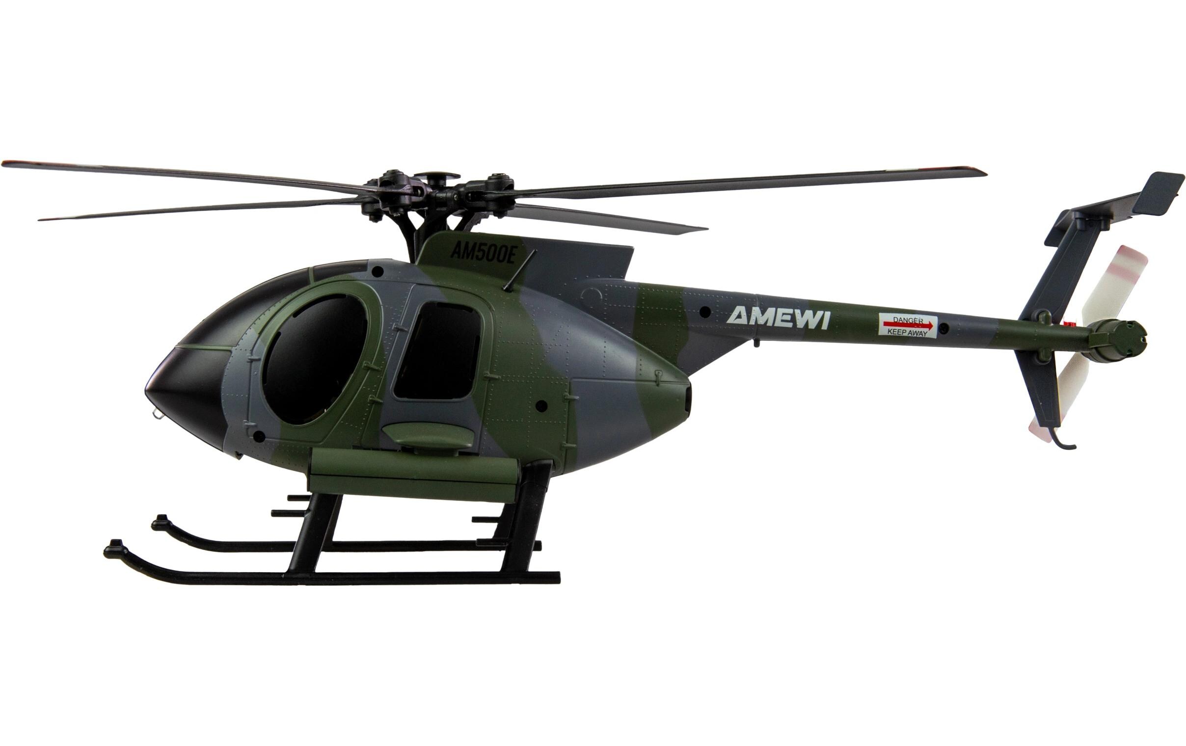 Helikopter Hughes MD500 Militär 4-Kanal 6G RTF<br>RC Helikopter mit Sechs-Achs-Gyroskop