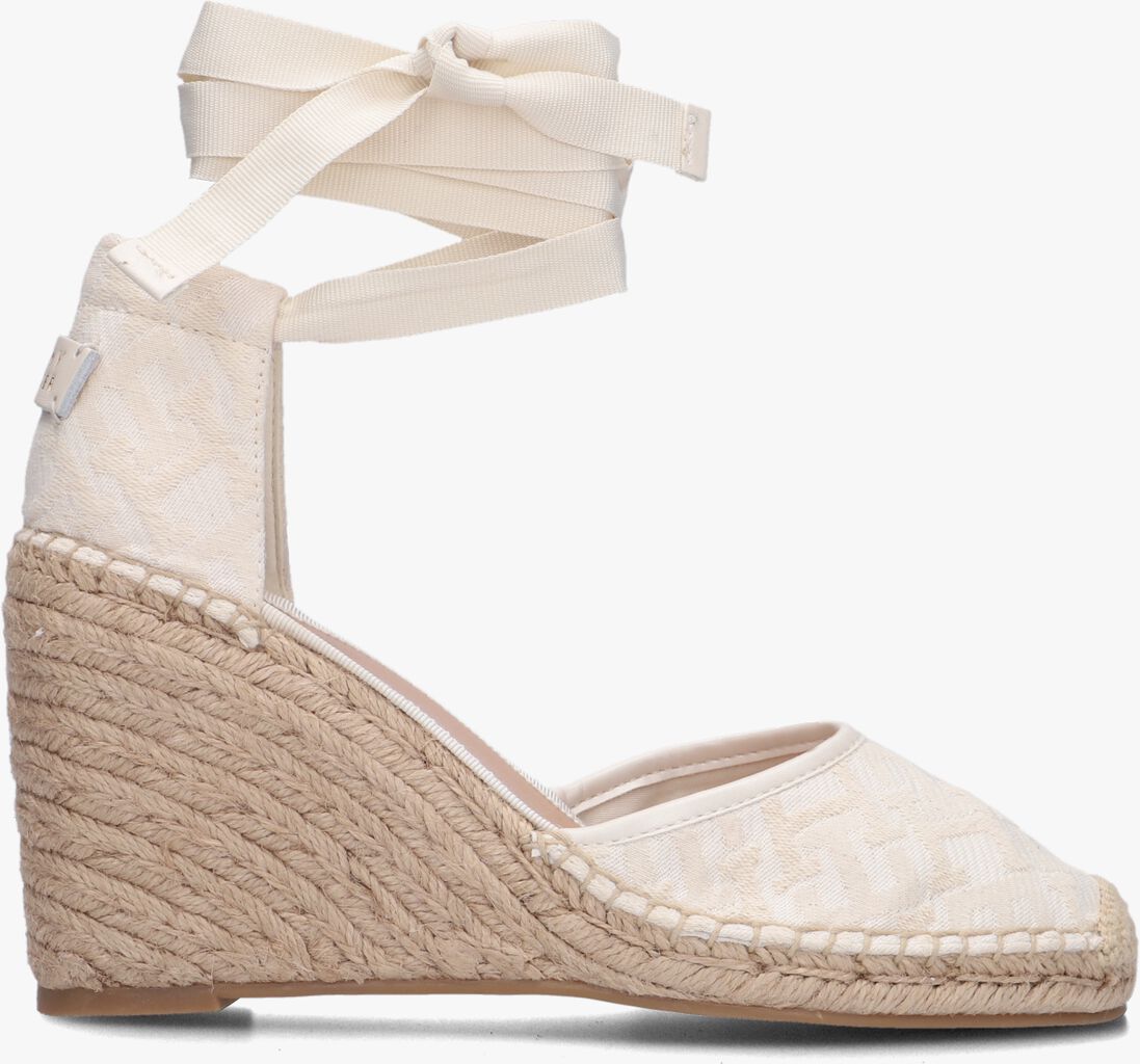 TOMMY HILFIGER witte tommy hilfiger espadrilles closed toe wedge monogram w