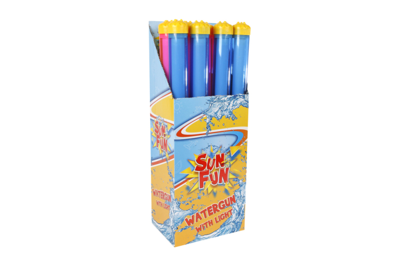 sun fun Waterpistool 3 Stralen + Licht 48cm 1 Stuks