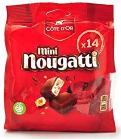 Cote d'Or - Mini Nougatti - Chocolade - 180 g - 14 stuks afzonderlijk verpakt
