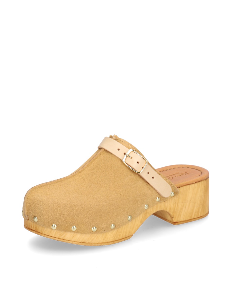 Veloursleder Pantoffel