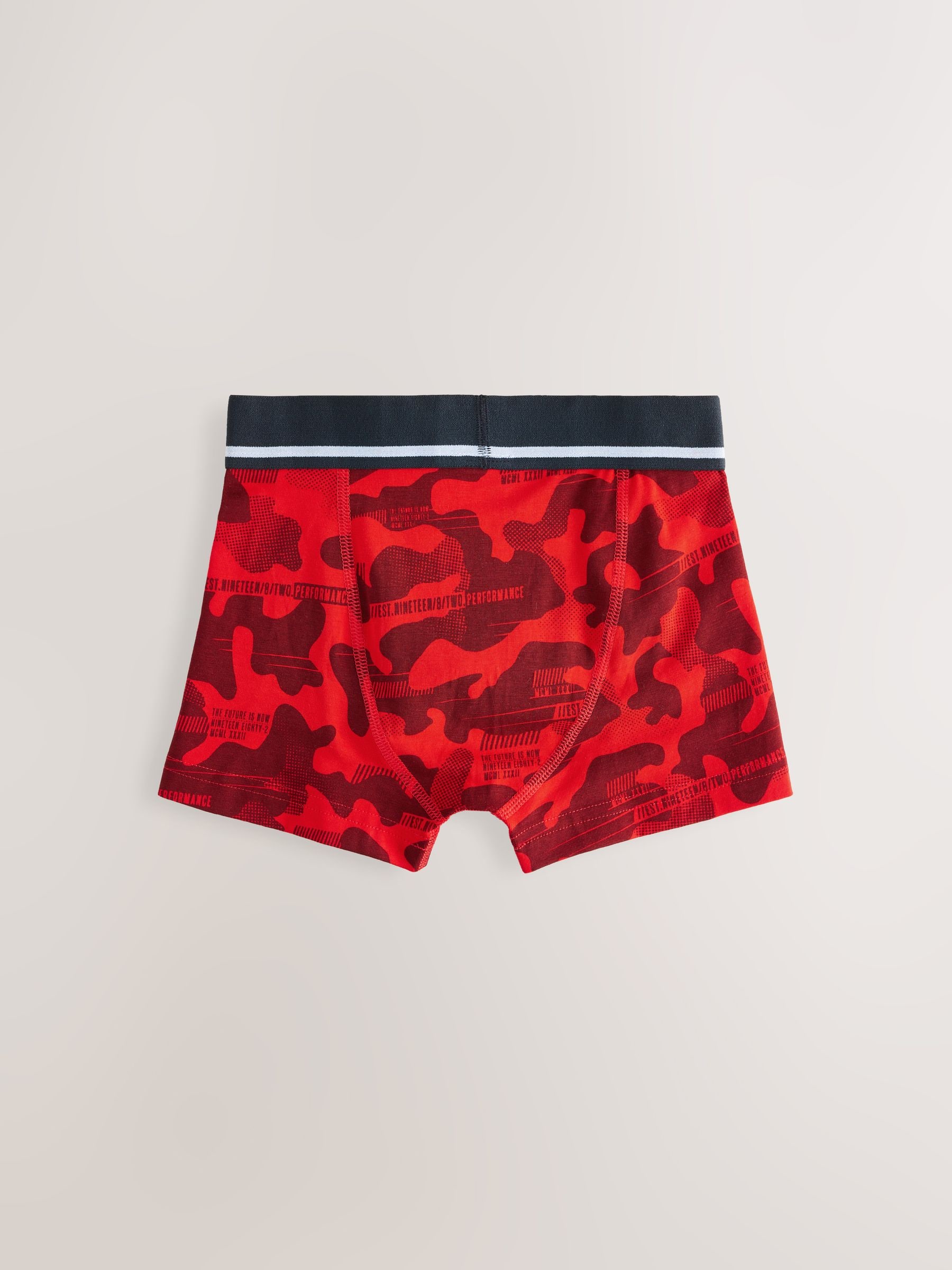 Camouflageprint - Verpakking van 7 boxers (3-16jr)