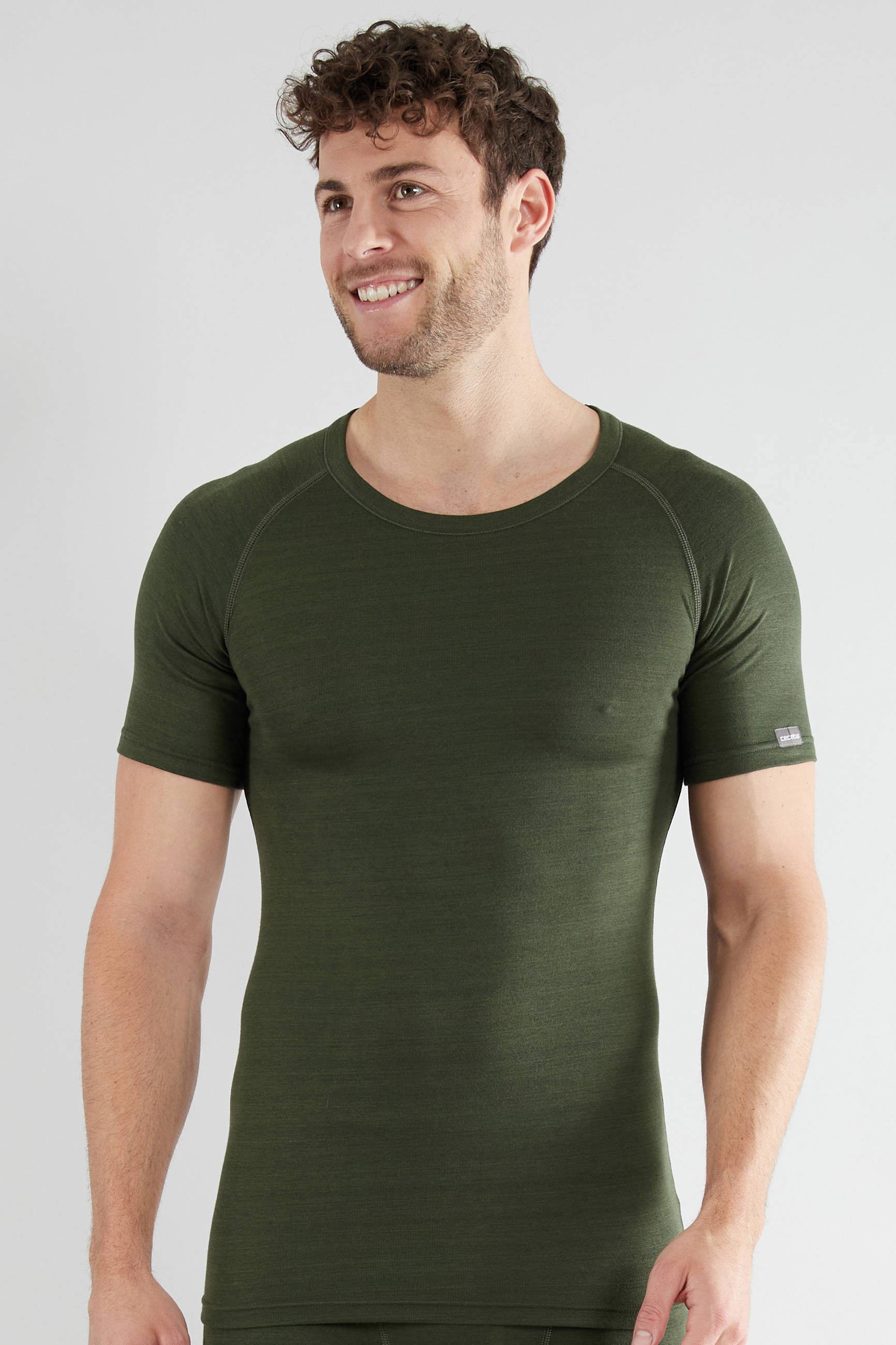 Ceceba thermoshirt donkergroen