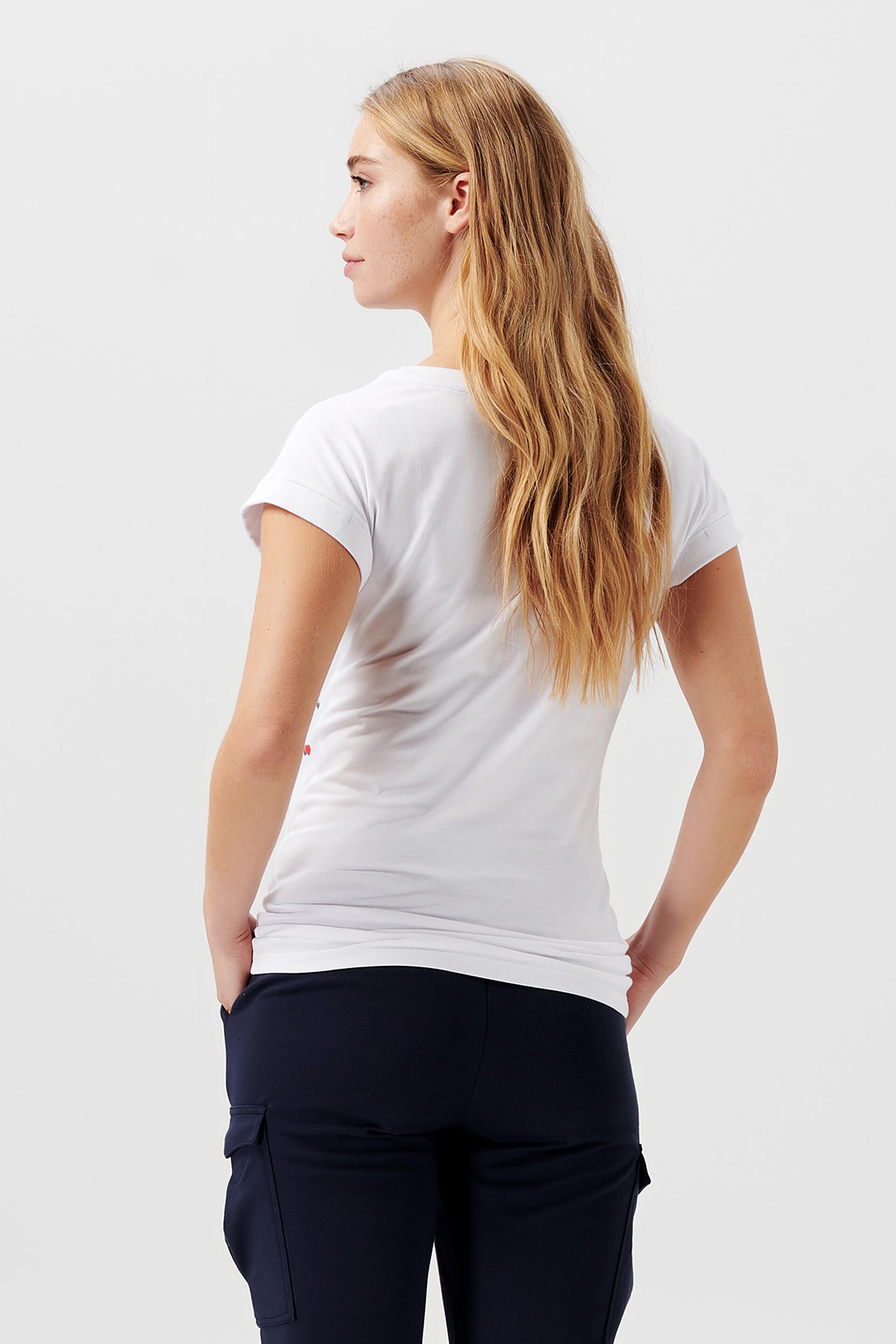 T-shirt à imprimé cœurs