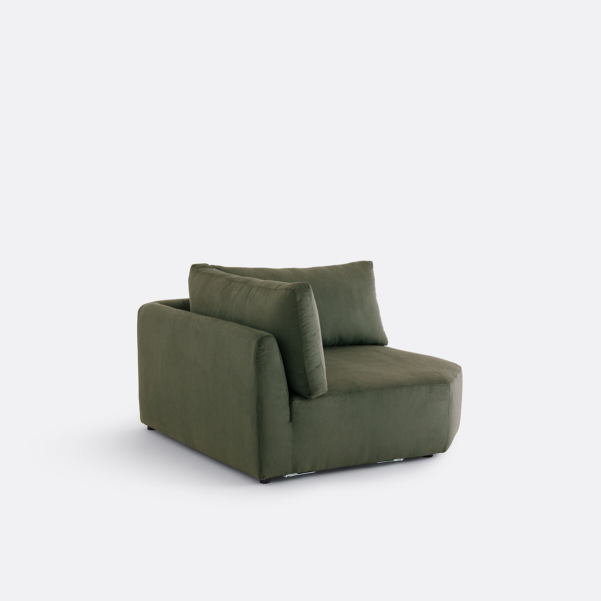 LA REDOUTE INTERIEURS<br>Elemento de canto reversível, veludo cotelê, Monica