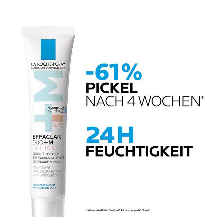 La Roche Posay Effaclar Duo + M Unifiant Creme mittel, 40 ml