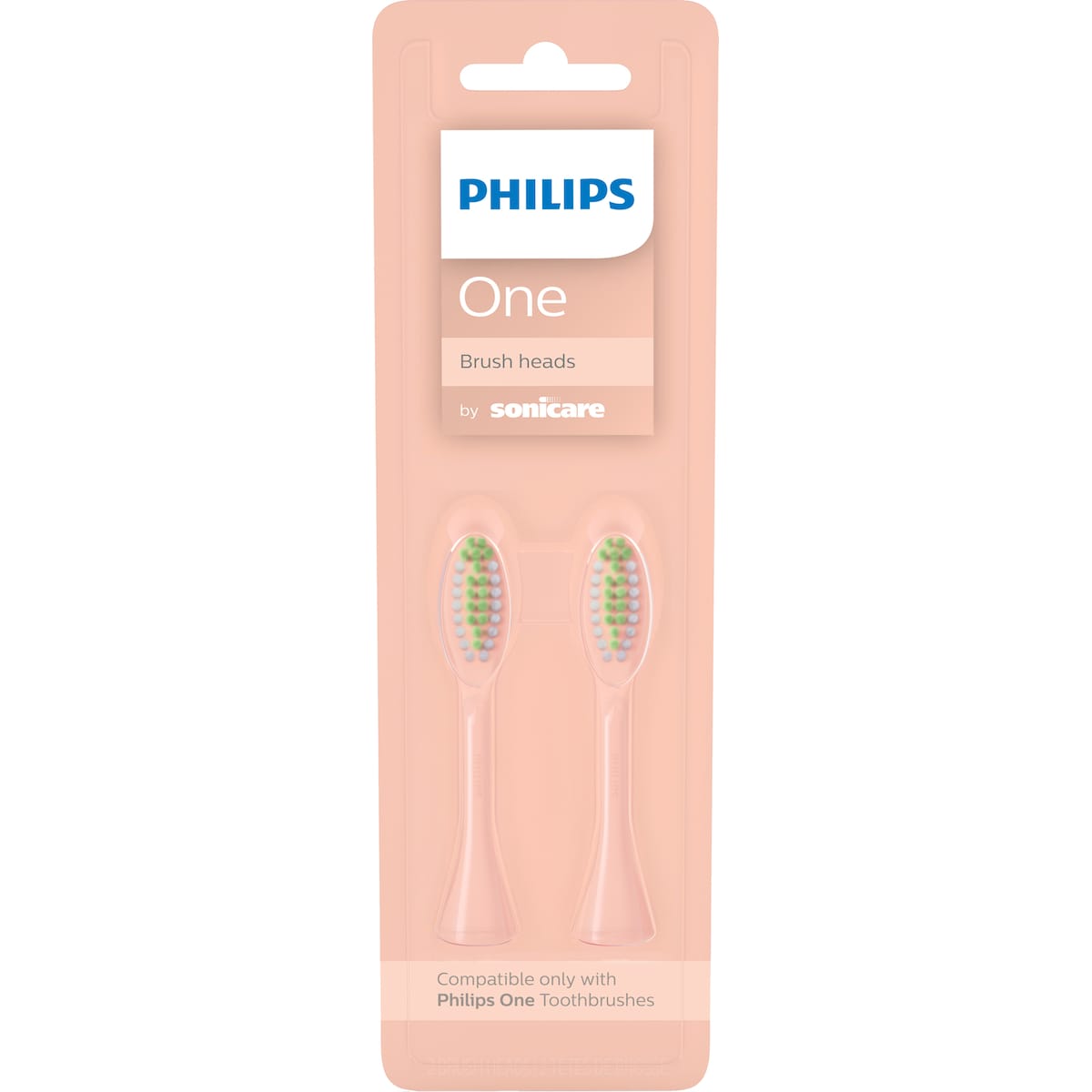 Philips Sonicare One tannbørstehoder 2-pk. BH1022/05 (shimmer)