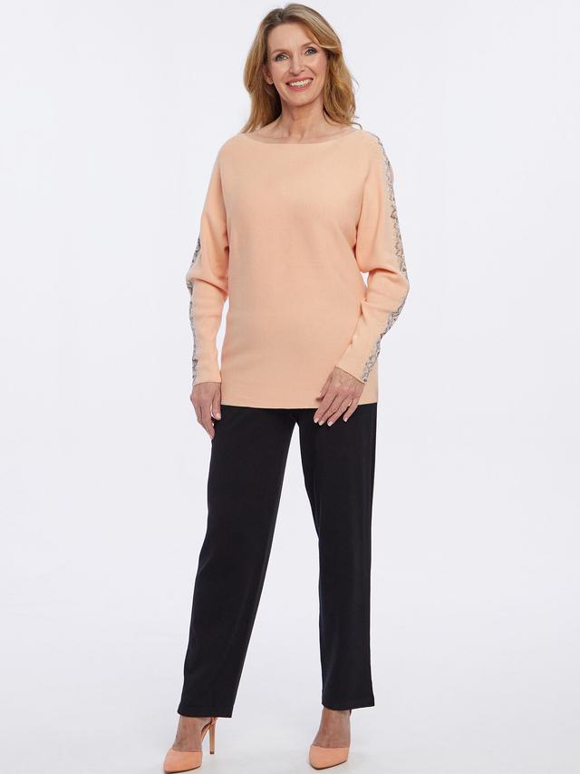 Pullover Querrippe