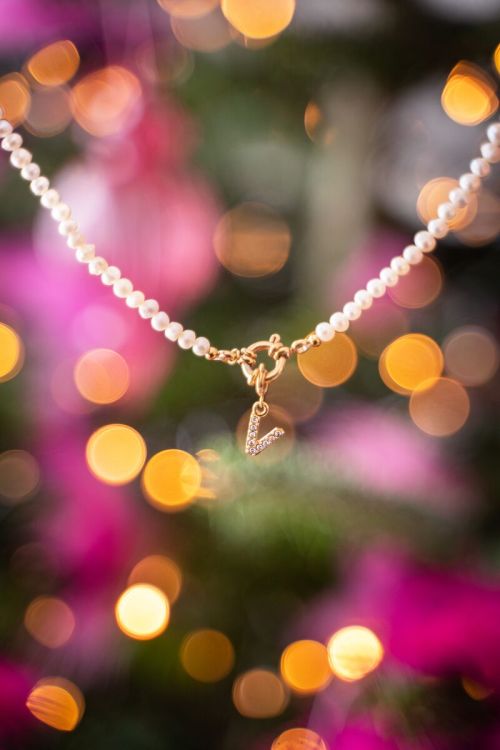 Parelketting met slotje