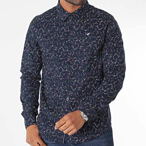 Chemise Manches Longues Chevy Bleu Marine Floral