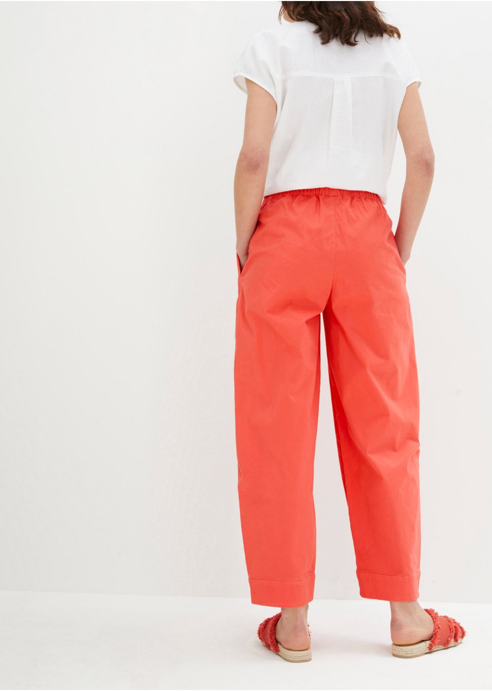 Pantalon twill léger, Balloon-Fit