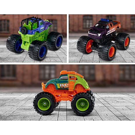 Majorette monstertruck m. farveændring 7,5 cm – flere varianter - assorteret