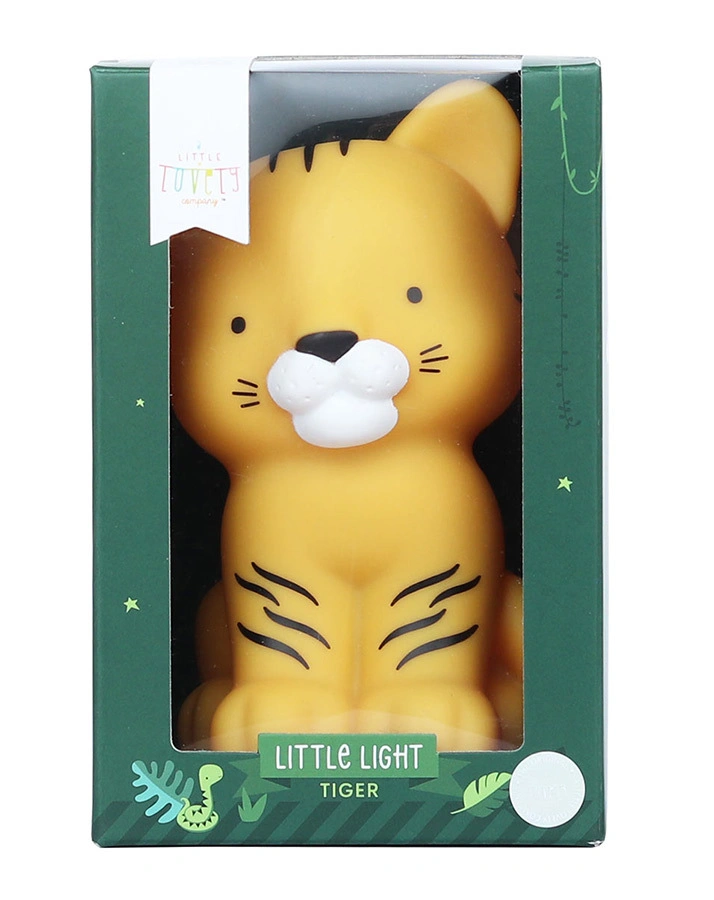 LED-Nachtlicht LITTLE LIGHT – TIGER in orange