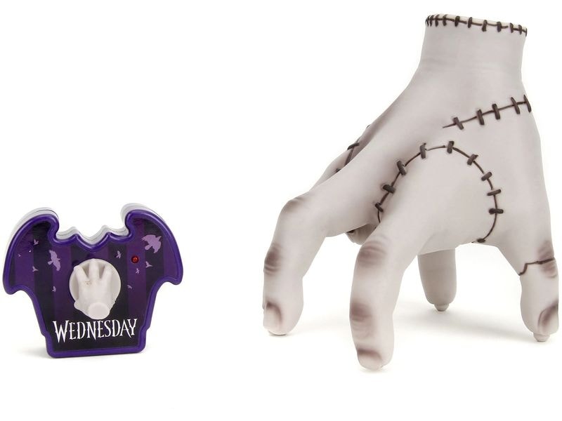 Jada Toys Wednesday RC Thing Ferngesteuertes eiskaltes Händchen für Wednesday Fans & Kinder ab 8 Jahre, Spielzeug-Hand inkl. Fernsteuerung & Batterien