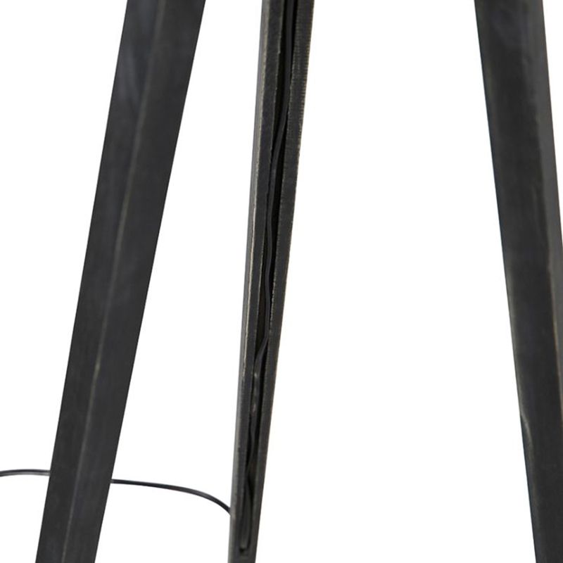 Tripod zwart met linnen kap zwart 45 cm - Tripod Classic