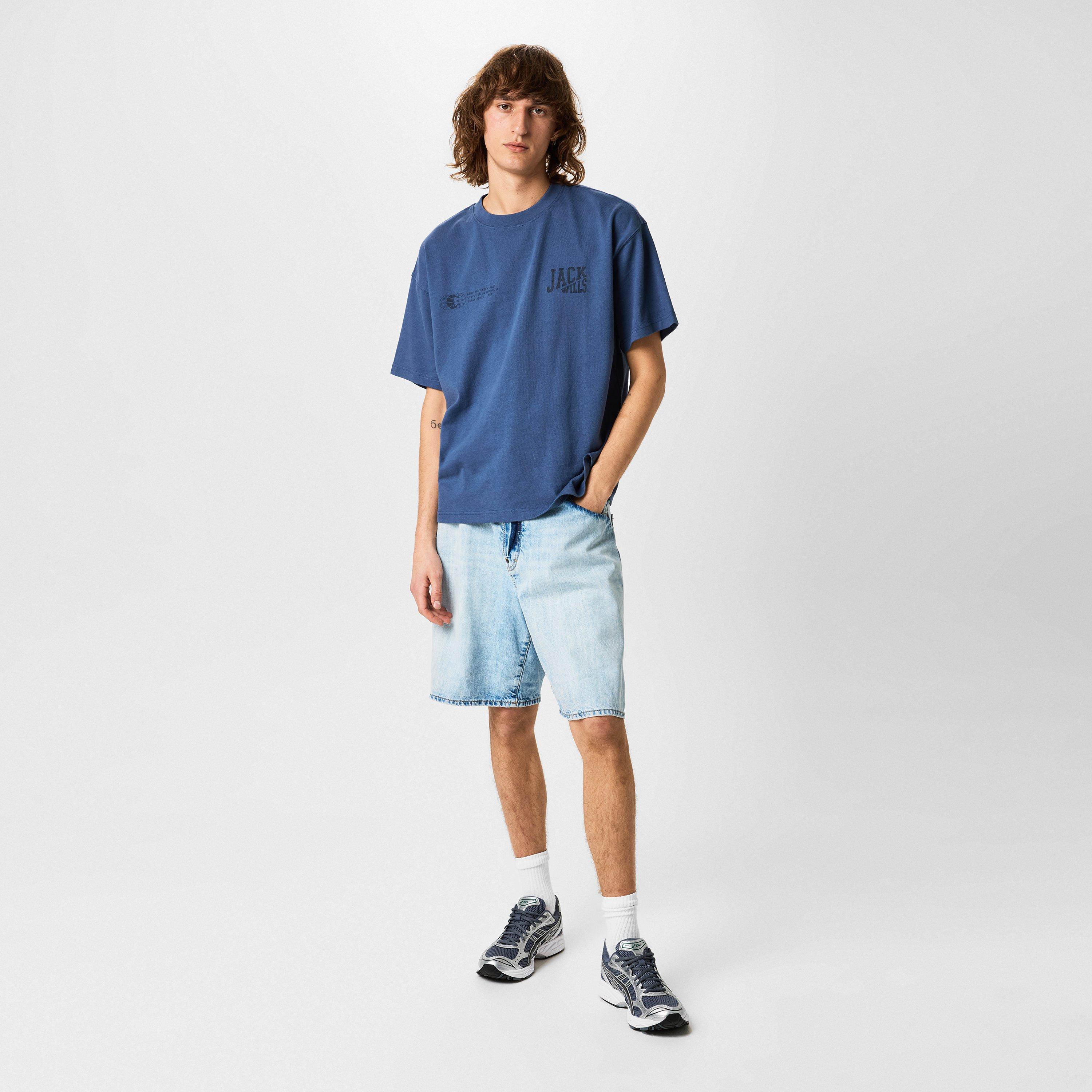 Jack Wills JW Stacked Logo T Shirt