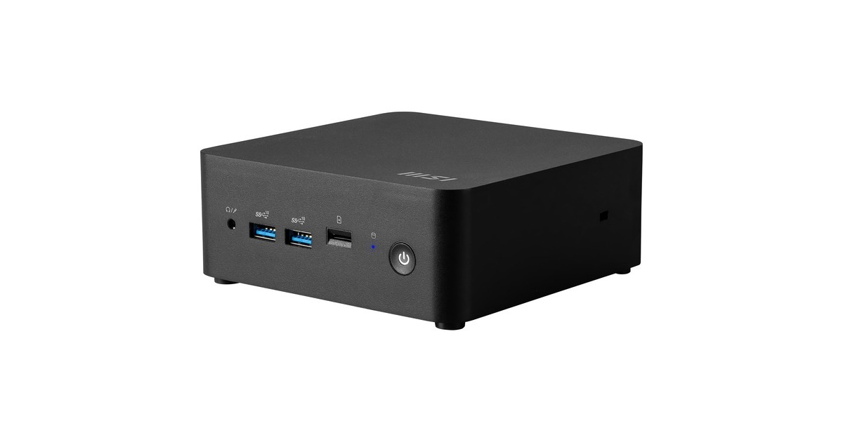 MSICubi NUC 13MQG-062EU pc-systeem  (Zwart | Core i5-1345U | Intel Graphics | 16 GB | 512 GB SSD)