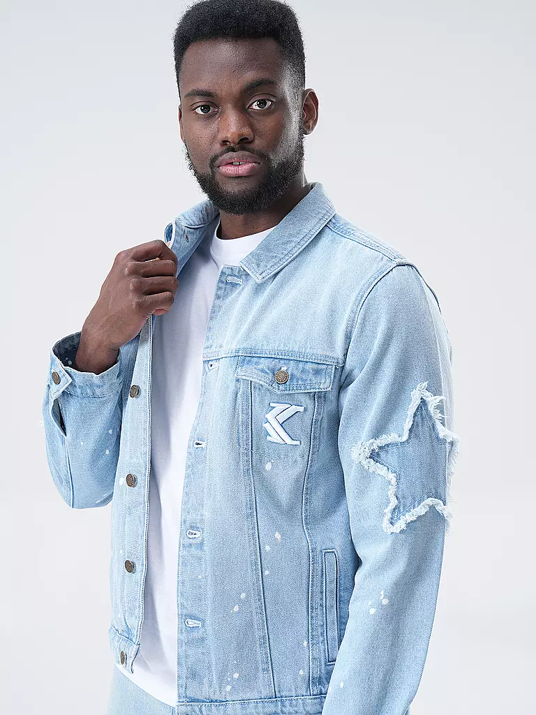 KARL KANI Jeansjacke  hellblau