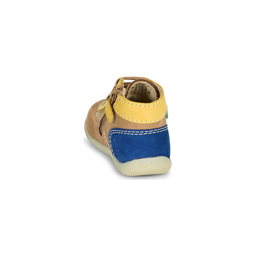 Kickers - BONZIP-2 - Beige / Jaune / Marine