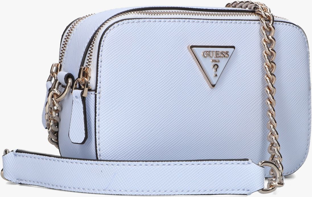 GUESS blauwe guess schoudertas noelle crossbody camera