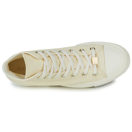 Converse - CHUCK TAYLOR ALL STAR LIFT HI - Beige / Blanc