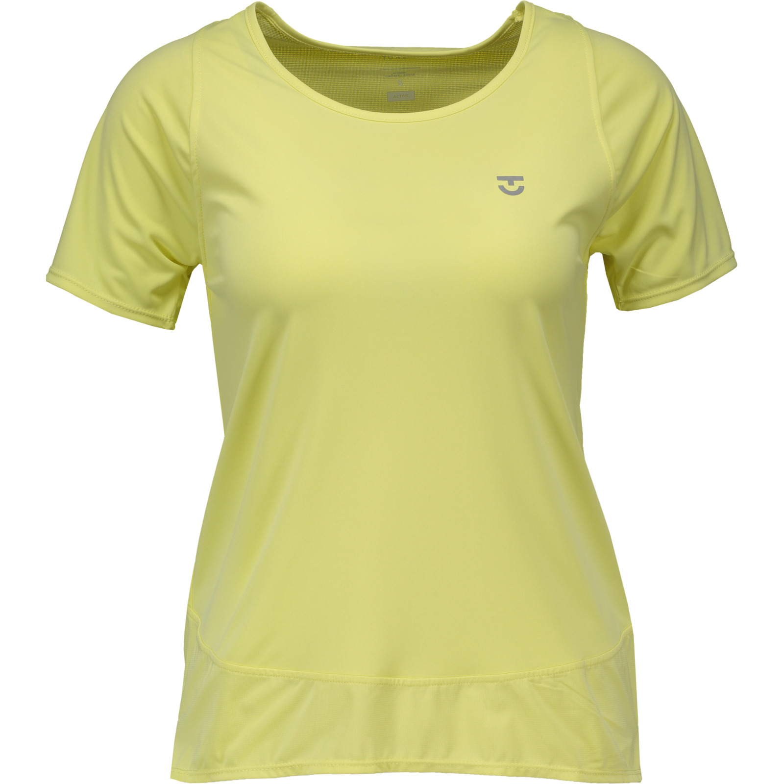 Tone Up Damen-T-Shirt Rise XS, hellgelb