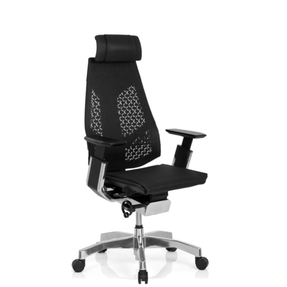 High End Bürostuhl GENIDIA PRO Netzstoff mit Armlehnen hjh OFFICE
