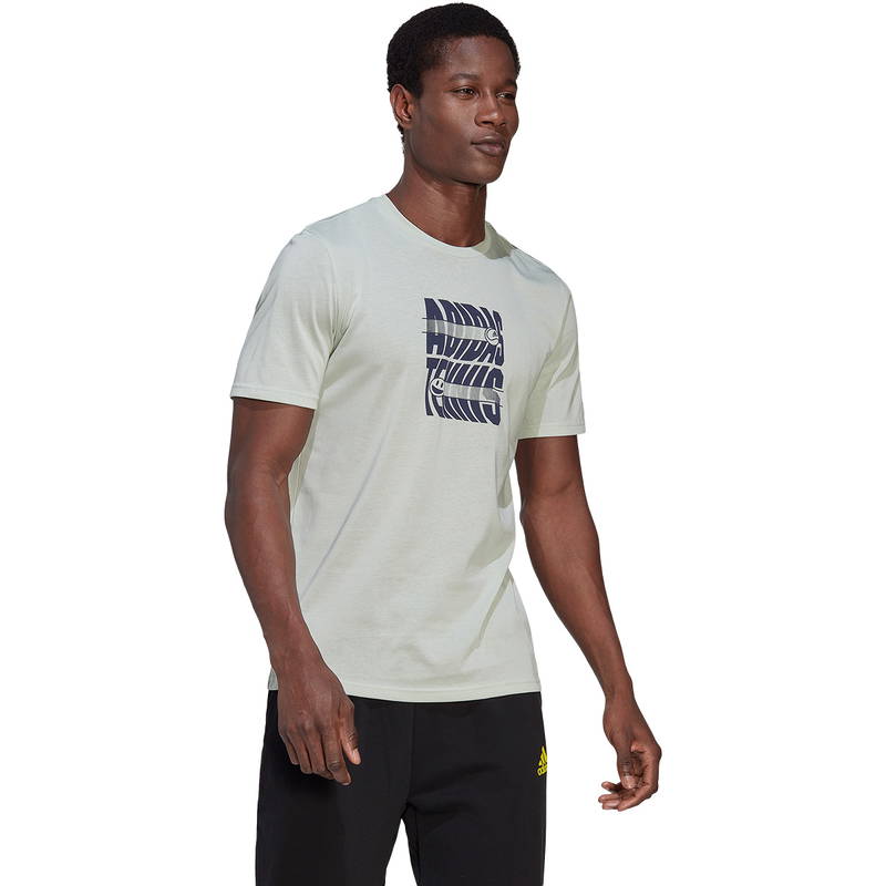 adidas Smile Graphic Tennis T-shirt Herre