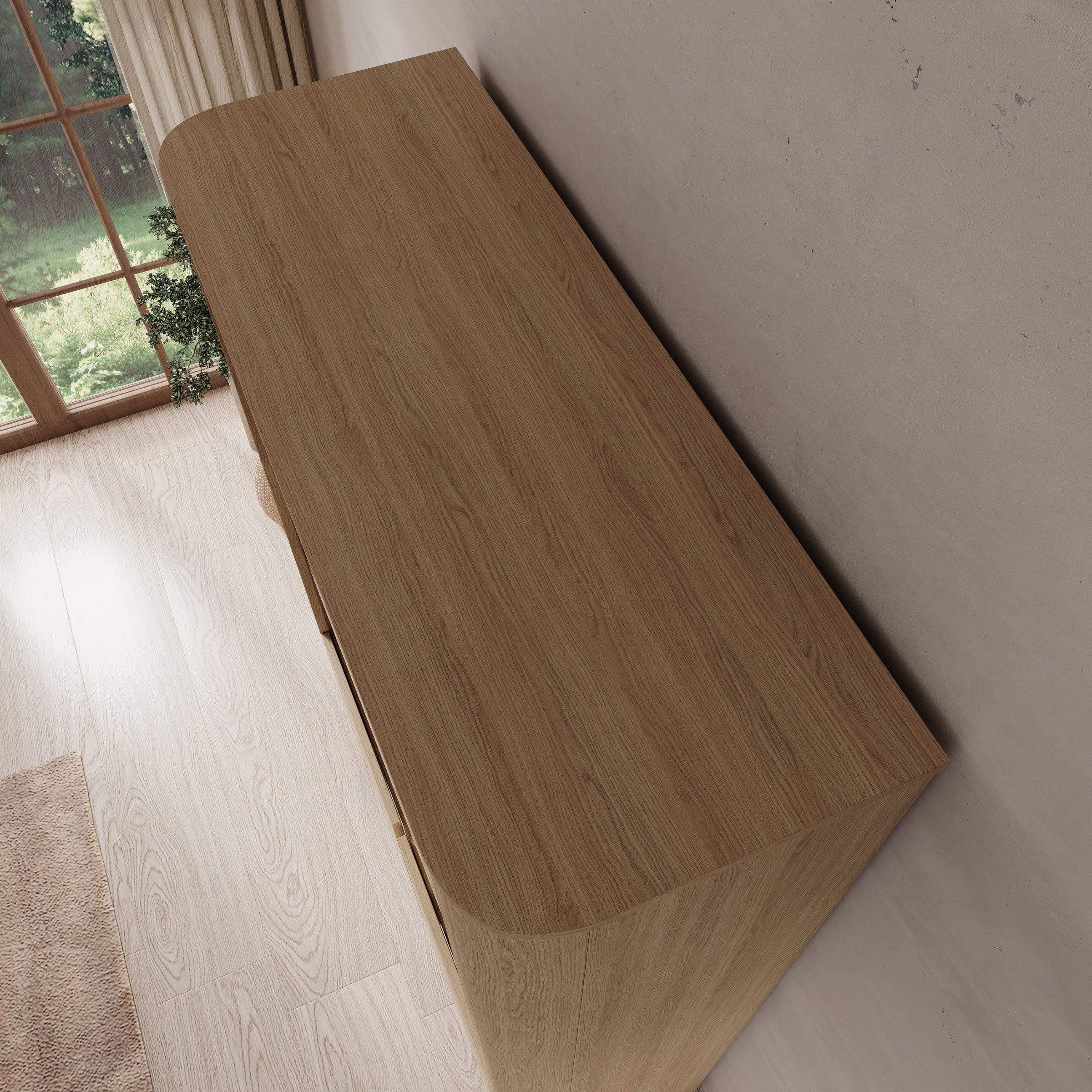 Barbados - Boekenkast - Eiken - 103x39x170 cm