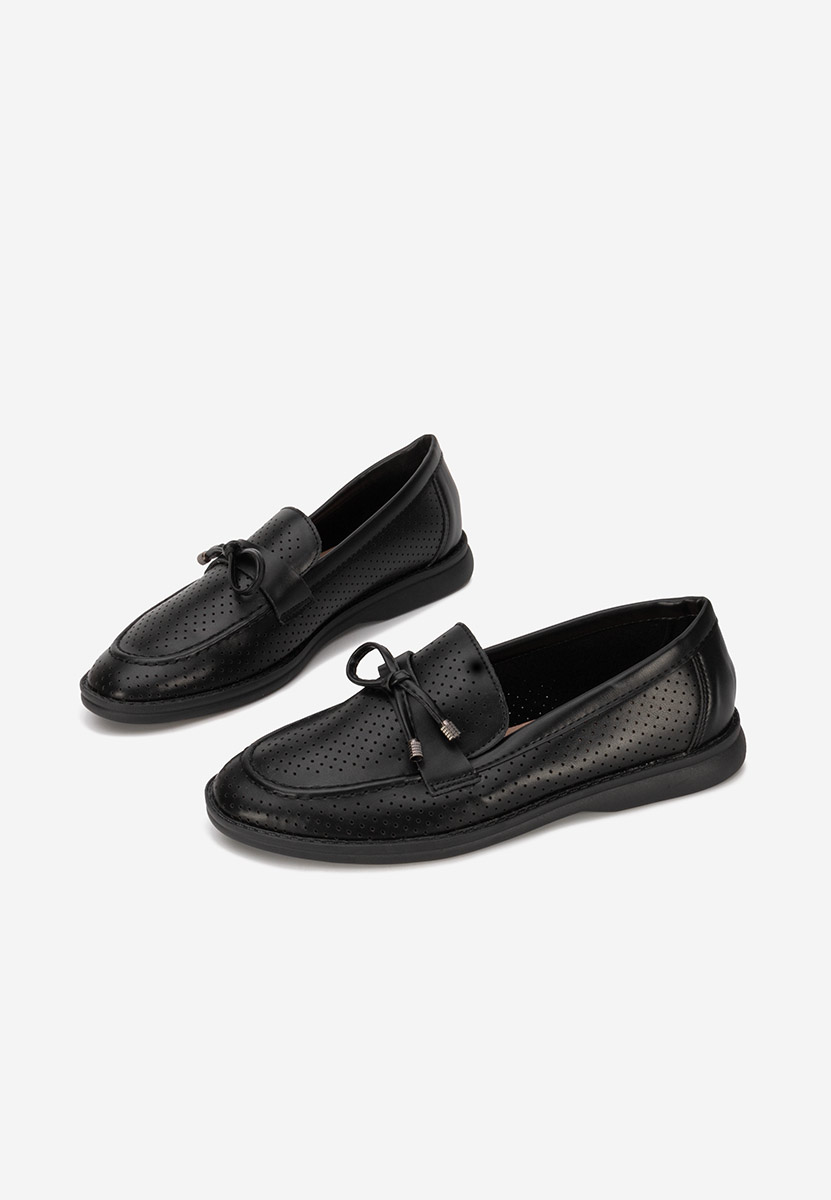 Mocassins femme noirs Morvana V3