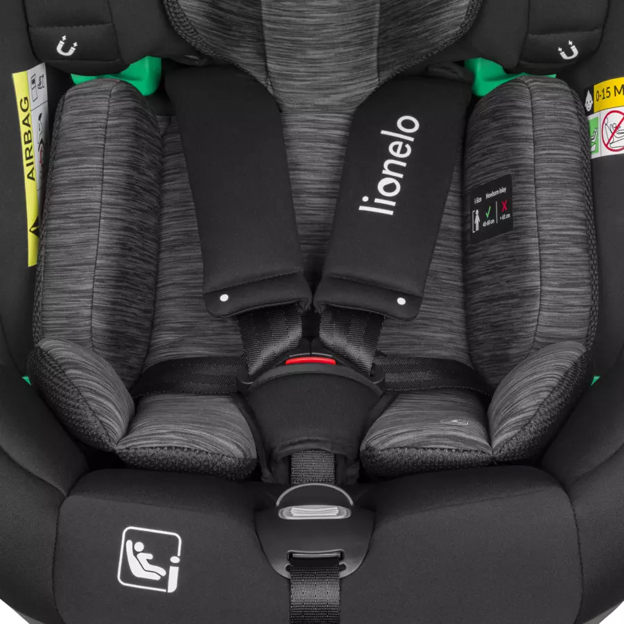 lionelo Kindersitz Braam i-Size Black Carbon