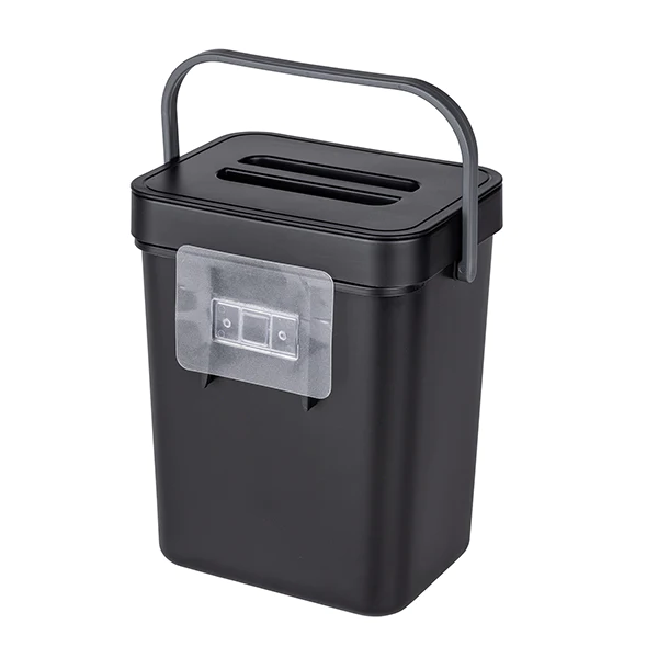 Poubelle de porte portable noir de 5 L Wenko by Maximex