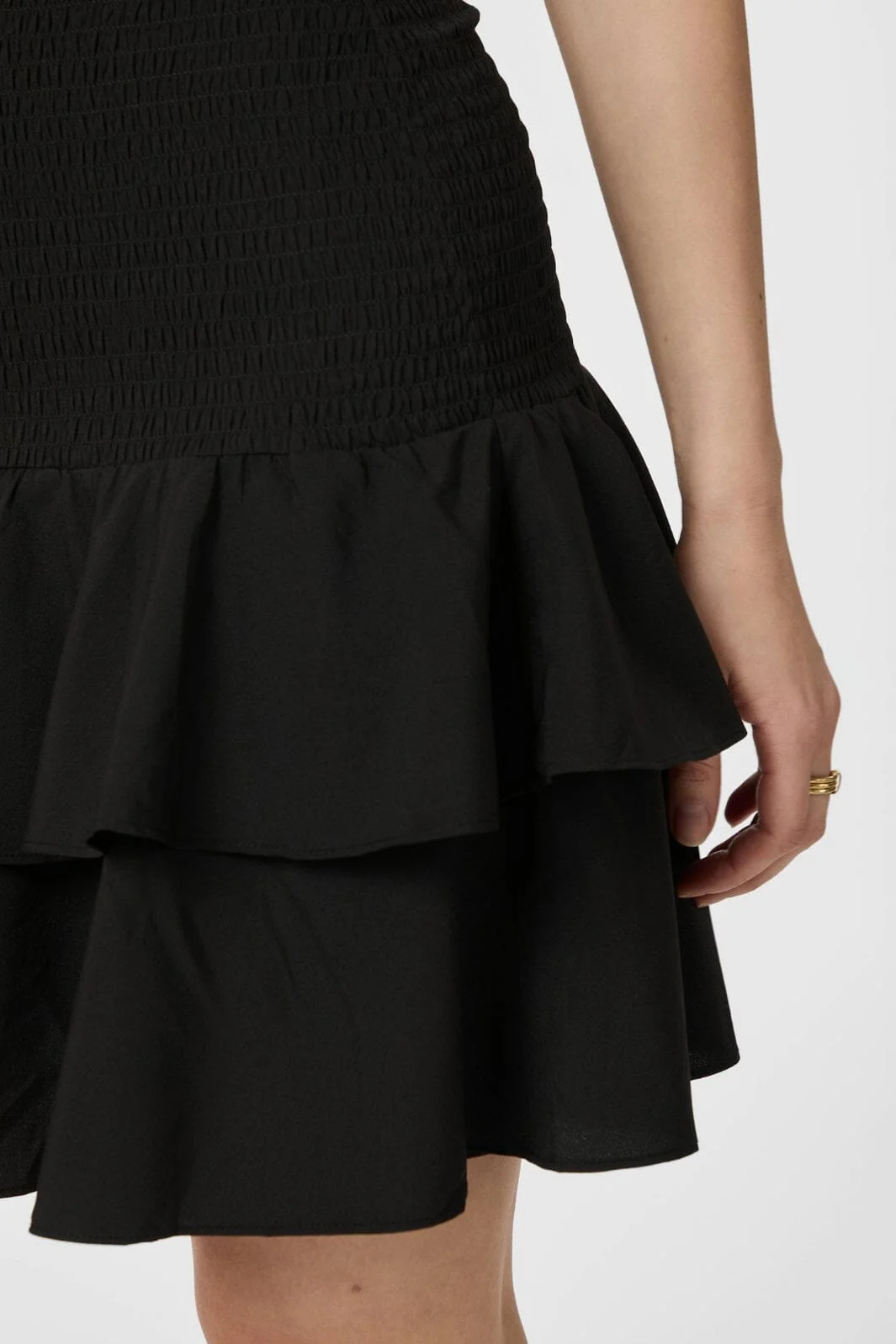 Neo Noir Mikka Solid Smock Dress 165497