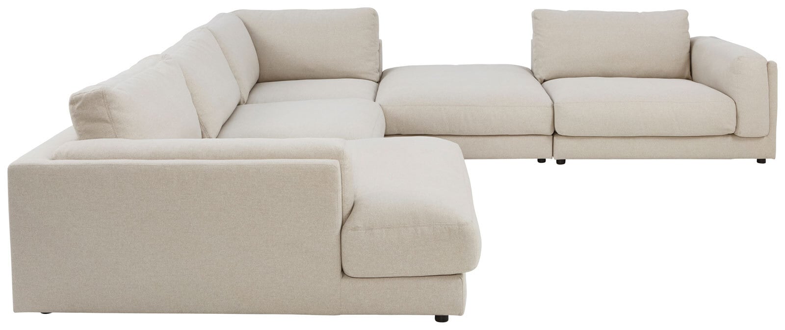 Ole Gunderson Wohnlandschaft-Kombi LASSE IX 125 x 347 x 352 cm naturbeige