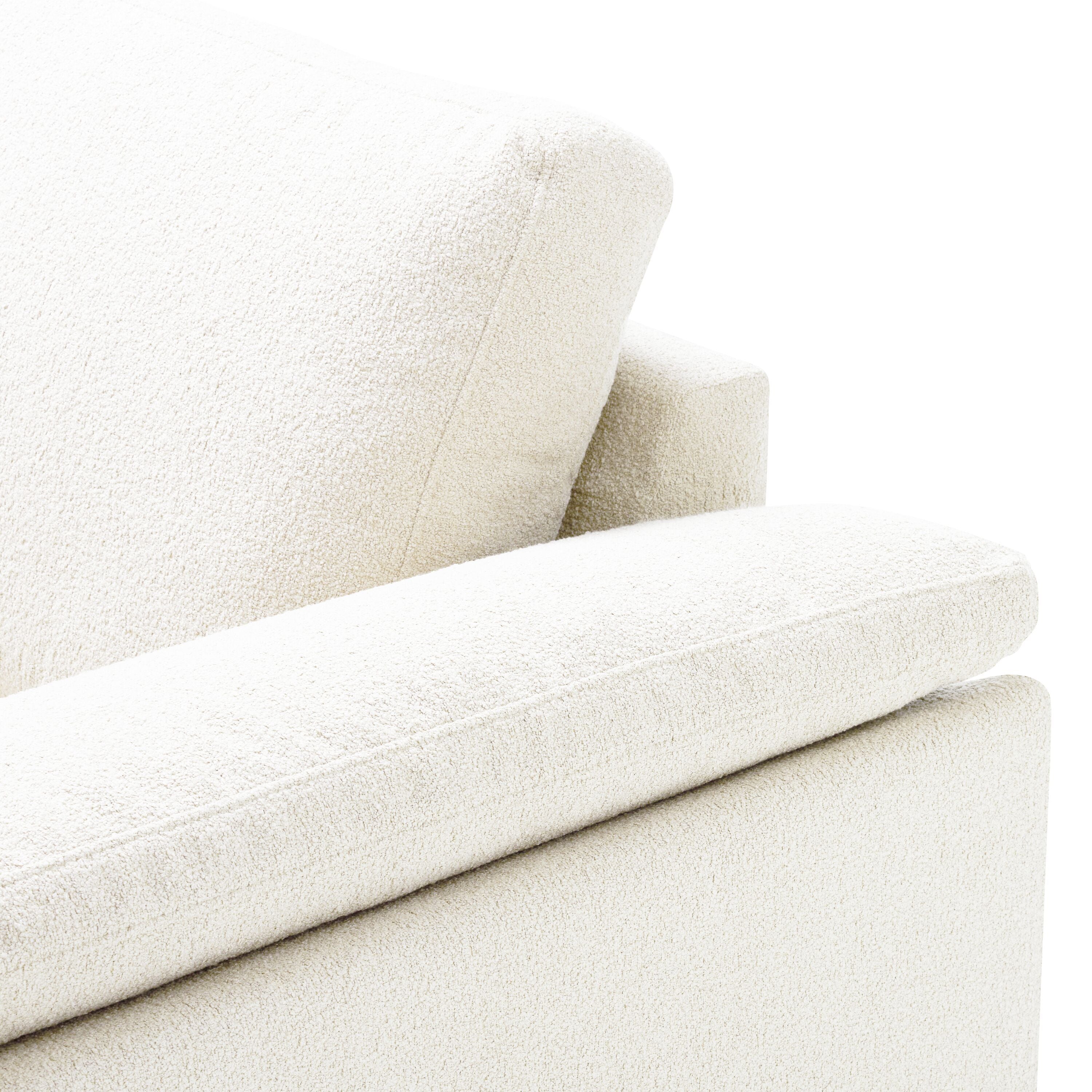 DIENER B St Enna 2.5er Sofa Otto L weiss - Weiss / B: 279.0 cm x T: 225.0 cm x H: 81.0 cm