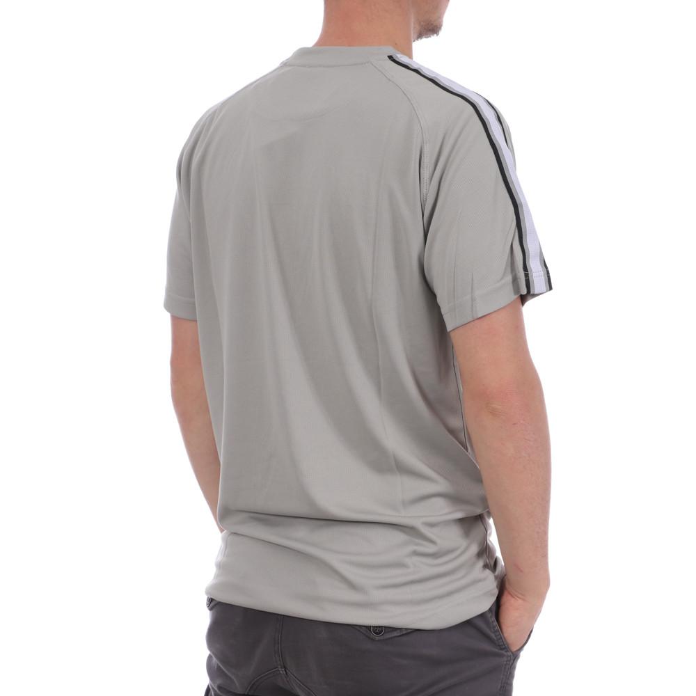 Hungaria Maillot Gris aux Bandes Noires Homme Hungaria Training Pro MC/15