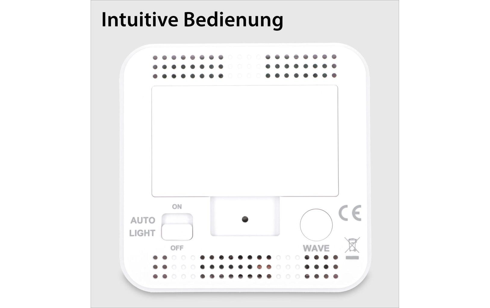 Funkwecker mit NachtlichtsensorWecker mit digitaler Anzeige