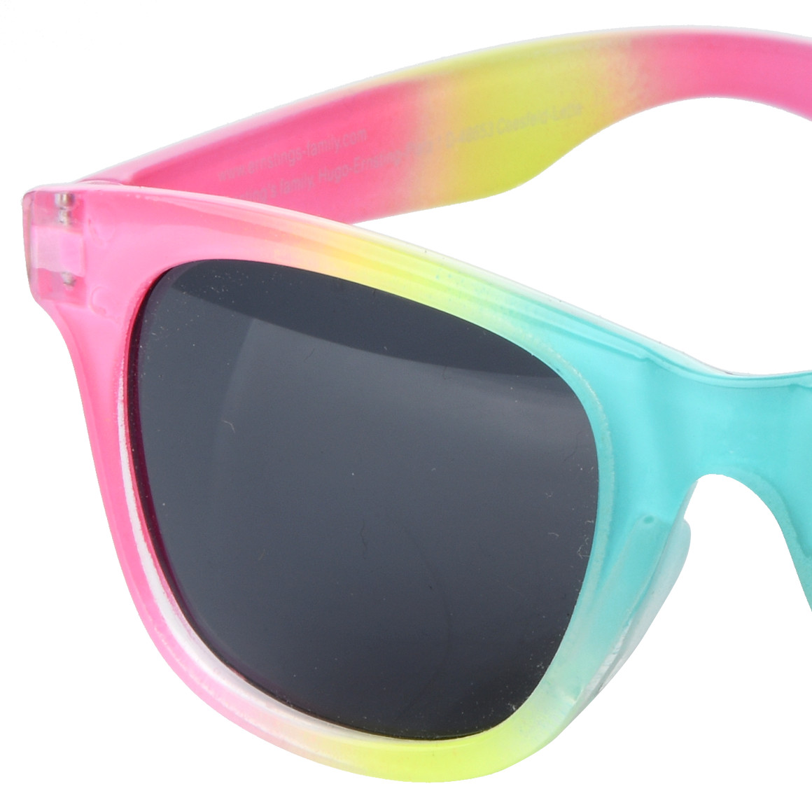 Topolino Mädchen Sonnenbrille mit Kunststofffassung pink / türkis / gelb