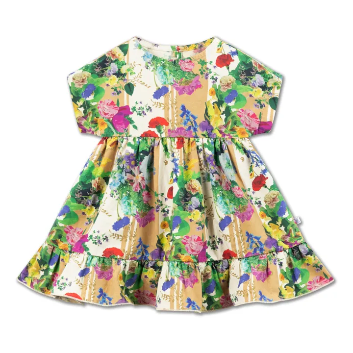 Repose AMS Robe Fleurs | Jaune moutarde