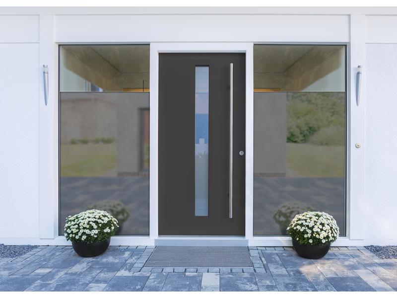 Gardinia Fensterfolie UV-Schutz 45 x 150 cm, Schwarz Statisch haftende Fensterfolie
