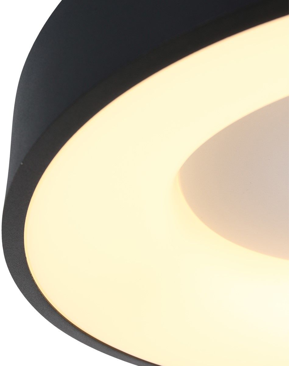 Plafondlamp 2562ZW Ringlede ⌀38  x H9 cm